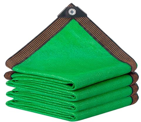 Cubiertas para Piscinas enterradas - Malla de Sombra Duradera con Ojales, Lona Rectangular para Piscina de 3x5 m/9,8x16,4 pies, protección Multiusos para jardín, Cubierta de Malla