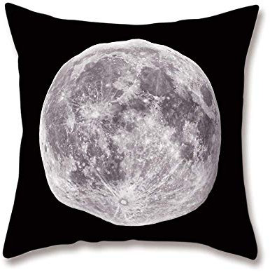 Hengjiang Astronomie Kissen Sterne Planet Quecksilber Venus Mars Space Druck 18 x 18/45 x 45 cm Doppelseitig Überwurf Weich Plüsch Kissen für Home Sofa Bett Deko, Polyester, 16, 45 cm*45 cm