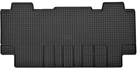 Fußmatten kompatibel mit Toyota Proace Verso 2. Reihe 5 Sitze 2016- Gummi Auto 100% passgenaue Gummimatten Automatten Antirutsch Schwarz