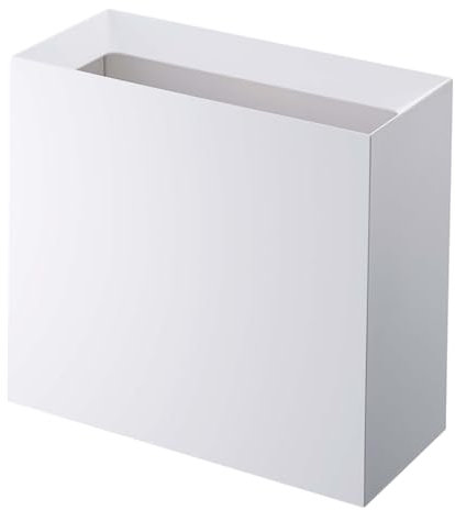 YAMAZAKI Hausmülleimer – moderner Müllkorb mit Griff, Kunststoff, 15 Liter, Griffe, Deckel, keine Montage erforderlich.