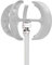Generatore a turbina eolica, 600 W, 12 V, 24 V, tipo lanterna, asse verticale, 5 pale, kit di alimentazione con regolatore, ideale per supplemento di potenza, 12V, bianco