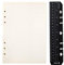 YHH A5 Ricarica Taccuino Anelli con Righello Fogli Puntinato/Dotted 6 Fori Bullet Dot Journal Refill Ricambio/Ricariche Agenda Carta Ricaricabile per Organizer Planner Quaderno Notebook Pagine Dot