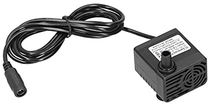 Pompa Sommergibile, Mini Pompa Elettrica Senza Spazzole 5W DC6V-12V 500L/H, a Basso Rumore, Impermeabile IP68, per Acquario, Acquari, Fontane, Ecc