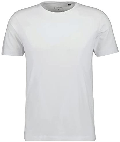 RAGMAN Herren My Favorite T-Shirt Weiss-006, XXL