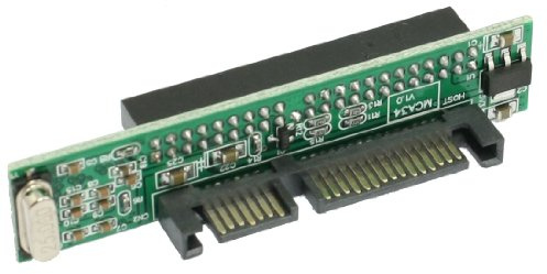 Ruilogod SATA Male to 44 Pin IDE Female Motherboard Converter Adapter