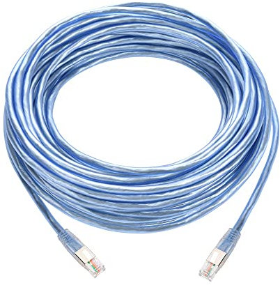 Beszin Cavo modem schermato RJ11 25Ft per Internet DSL ad alta velocità, per modem DSL a banda larga, trasferimento dati ad alta velocità, cavo jack per telefono Ethernet DSL domestico