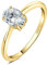 JewelryPalace Klassisch Ovalschliff 1ct Zirkonia Solitär Promise Ring Damen, Schmuck Set, Verlobungsring Damenring Silber 925 mit Stein für Frauen, Simulierte Diamant Jubiläum Eheringe Vergoldet 54