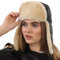 Zavelio Shearling Sheepskin Ushanka Trapper Fur Hat - Herren & Damen Leder Flieger Wintermütze Schwarz mit Hellbraunem Fell XL/XXL, schwarz/braun