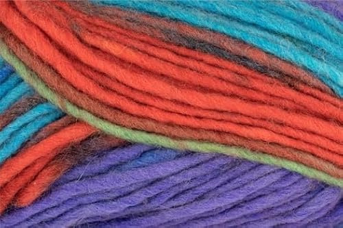 ONline Linie 231 Filzwolle Color 153 - rot/lila/türkis/grün