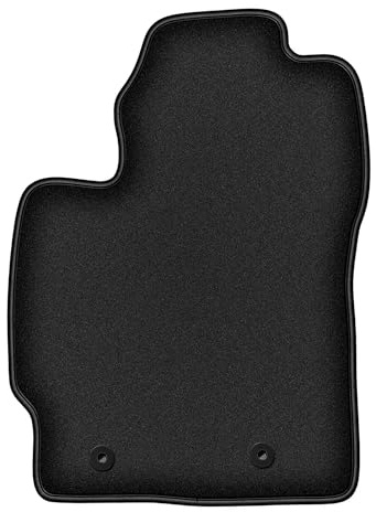 Wielganizator Automatte – Passend für Toyota Auris I Schrägheck 2007-2012 – Velours – Autozubehör - Auto Fußmatten – Fußmatte Auto – 1-teilig - schwarz