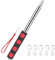 DOINEUFL Telescopic Flag Pole, Handheld Telescopic Pole, Extendable Flag Pole Telescopic Flag Pole Festival, Portable Flag Pole for Teaching