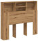 vidaXL Bett-Kopfteil mit Ablagen Artisan-Eiche 120x19x103,5 cm, Bett-Kopfteil, Bett-Schrank, Bücherregal-Kopfteil, Bett-Kopfteil-Schrank