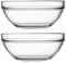 Queensway Home & Dining 1.7L Tempered Glass Mixing Bowl - Perfect for Cooking, Baking, Serving, and Salad Prep – Dishwasher & Microwave Safe, 20cm Diameter