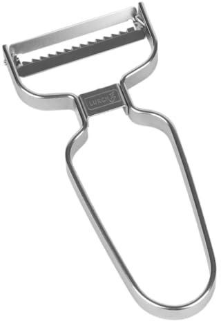 Lurch Sparschäler Julienne aus Edelstahl - Ultrascharfe japanische Klinge, ergonomischer Griff, perfekt für feine Gemüsestreifen & Deko, hochwertig & langlebig