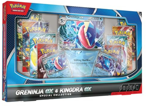 Pokémon Trading Card Game Greninja EX & Kingdra EX Special Collection Box