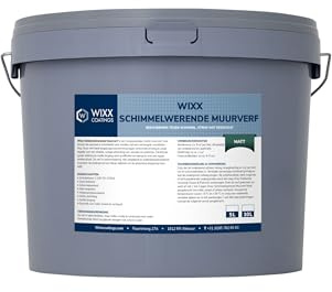 Wixx Peinture Murale Anti-Moisissure Mat - RAL 9016 | Blanc trafic - 2,5L