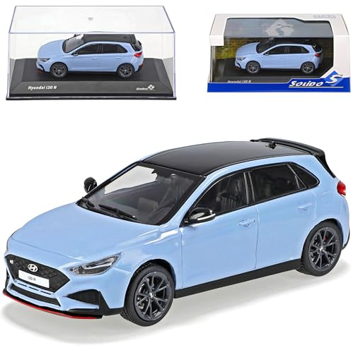 Hyunda. I30 N Performance Blau 3. Generation Ab 2017 1/43 Solido Modell Auto