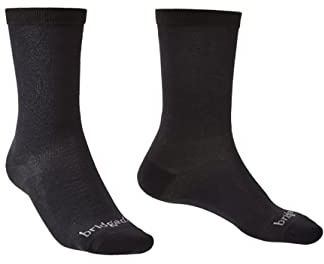 Bridgedale LINER Base Layer Coolmax Liner Boot x 2 Men's Socks Minimal Cushioning Next to Skin Y heel Prevents Slippage Hiking Walking base Layer