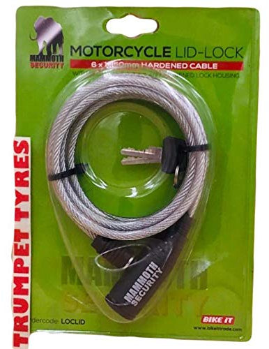 MAMMOTH Motorcycle Motorbike Universal Handlebar Helmet & Clothing Lock Heavy Duty