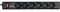 Eaton Multi Enchufe/Pararrayos - Eaton Protection Strip 6 DIN - PS6D - 6 enchufes Schuko - Negro