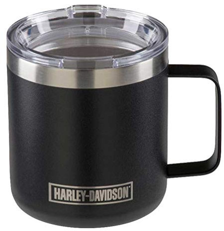 Harley-Davidson Etched H-D Stainless Steel Travel Mug w/Lid - 12 oz. HDX-98629