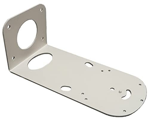 SMTAV PTZ Camera Mount, Small Universal Wall Mounting Bracket Compatible with PTZ Camera (Wall Mount-White)