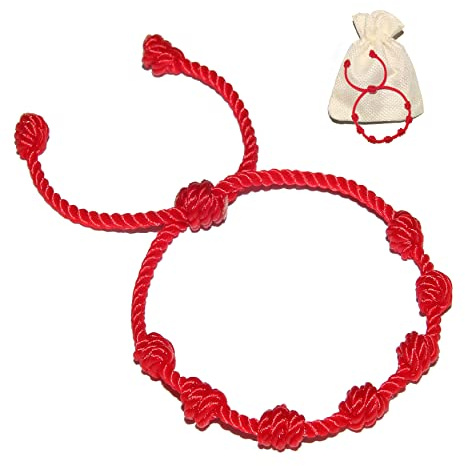 PHITECUS Red Bracelet for Babies, Baby Girl and Baby boy. Protection Amulet for Children. String for Good Luck and The Evil Eye. Infant Bracelet for Newborn and Kids