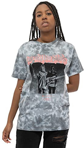 Twenty One Pilots T Shirt Torch Bearers Band Logo Herren Weiß and Grau Dye Wash XXL