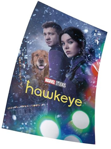 Hawkeye Poster Größe 15 x 23(38 x 58 cm) Dekorative Rahmenloses Kunst Geschenk