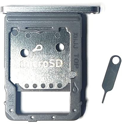 SIM Card Tray SIM Holder Micro SD Slot Plate Replacement Part for Samsung Galaxy Tab S8 Ultra X900 Tab S8 X700 Tab S8+ X800 (Silver)