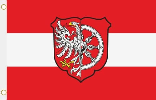 U24 Flagge Fahne Racibórz Ratibor historisch 90 x 150 cm