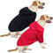 HuaLiSiJi Hunde Hoodie Hund Kapuzenpullis Groß Hundepullover Grosse Hunde Hundepullover Groß, Warm und Leicht, Mit Einer Weichen Textur, Leicht zu Tragen und Hellen Farben (4XL, Schwarz+Rot)