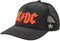 American Needle Riptide Valin ACDC Cap SMU706A-ACDC, Mens Cap with a Visor, Black, One Size EU