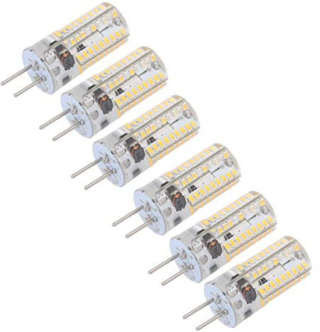 Tnfeeon Lampadine LED GY6.35, 5W AC 12V Bianco Caldo da 2700 a 3000K Lampadine GY6.35 Bianche da 6000 a 6500K per la Casa (Bianco caldo)