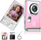4K Compact Digital Camera with SD Card, 48MP Photo/ 4K Video 30FPS/ 2.8”HD Screen/ 18X Zoom, Camera Beginners for Kids/Children/Teenagers/Students/Teens