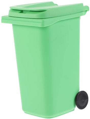 HONMEET Poubelle de Bureau Miniature avec Couvercle Seau à Déchets Compact pour Bureau Table de Travail Salle de Bain Design Pratique et Élégant