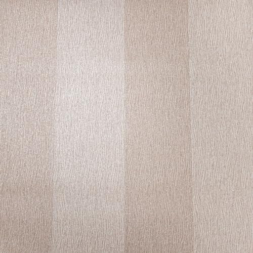 Taupe Brown Stripe Textured Glitter Shimmer Luxury Metallic Designer Vinyl Wallpaper for Feature Wall Living Room Bedroom
