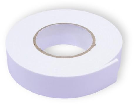 Craftelier - Cinta Adhesiva de Foam de Doble Cara | Diseñado para Proyectos de Scrapbooking y Manualidades | Tamaño 18 mm x 2 m | Espesor 1mm | Color Blanco