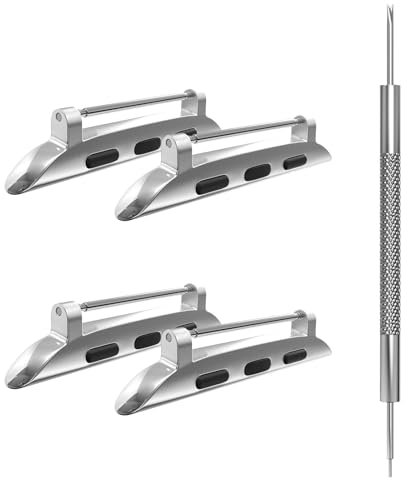 Hapysen Spring Bar Watchband Connector for Apple Watch Band Adapter, Replacement Link Attachment for iWatch Ultra 1&2(49mm)Series 10(46 42mm)9 8 7(45 41mm)6 5 4 SE(44 40mm)3 2 1(42 38mm)Strap, 2pack