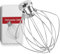 Dishwasher Safe Stainless Steel Wire Whip Attachment, 6 Wire Whisk for KitchenAid Tilt-Head Stand Mixer