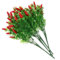 ULDIGI 12 Stück Künstlicher Pfeffer Künstliche Pflanzenstiele Künstliche Früchte Künstlicher Chili Blumenstrauß Künstliche Blumen Für Vasen Grüne Dekorationen Künstliche Pflanzen