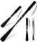 POOTACK Chausse Pied Long, Chausse Pied Telescopique 37-94 cm, Chausse Pied Long Portatif en Métal pour Homme, Femme, Enfant et Personnes Agées (Noir classique)