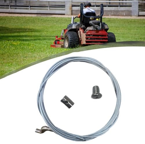 Cavo Flessibile Z Acceleratore Ø1.5mm,Cavo di Trazione dell'acceleratore per Tosaerba,Cavo di Acceleratore Tosaerba Tagliaerba Testa Z Filo,Cavo Acceleratore Tosaerba,Adatto ai tosaerba