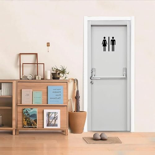 Türtapete Selbstklebend 90x200 Weiß Türfolie Badezimmer Wc Türaufkleber Fototapete 3D Effekt Türklebefolie Türposter für Innentür Schlafzimmer Bad Dekoration M3379