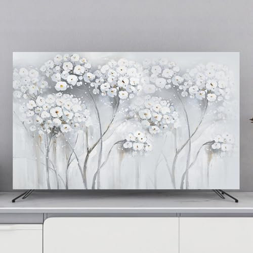 Multifunctional 32-85IN TV Cover Dust Proof TV Screen Protector For LCD LED Television Computer Dust Cover Indoor Bedroom Living Room Decoration(Size:85IN(W195xH115CM),Color:B)