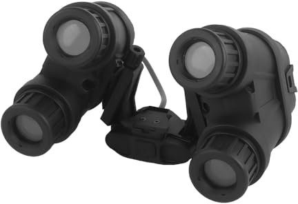 Jungle Leopard GPNVG-18 NVG-Attrappenmodell, seitlich drehbare Nachtsichtbrille for Larping, Cosplay, Airsoft, Filme, Taktische Requisiten(Black)