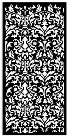 Stamperia - Thick Stencils for Scrapbooks, Albums, Cards, Bullet Journalling, and More, Flexible Material, Easy to Clean, Perfect for Hobbies, Crafts and Gifting (Venice, City of Art - Tapestry)