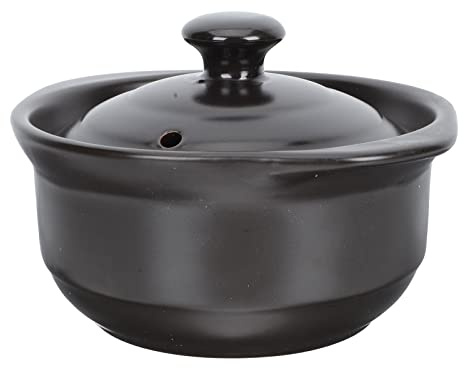 OQHAIR Topf, Keramik-Auflaufform, Ton, Suppe, Eintopf, Deckel, Kochtöpfe, heiße Eier, Servieren, Suppentopf, Tasse, Puddingschüsseln, Hühnerreisbecher