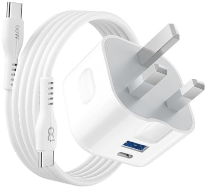 Motorola Moto G06 G06 Power Charger USB C Cable Fast Charge and Plug 20W Charging for G56/G86/G15/G05/G75/G55/G35/G85/G04/G14/G24/G34/G54/G84/G13/G23/G53/G73/G32 Type C Phone Charger Plug and Cable