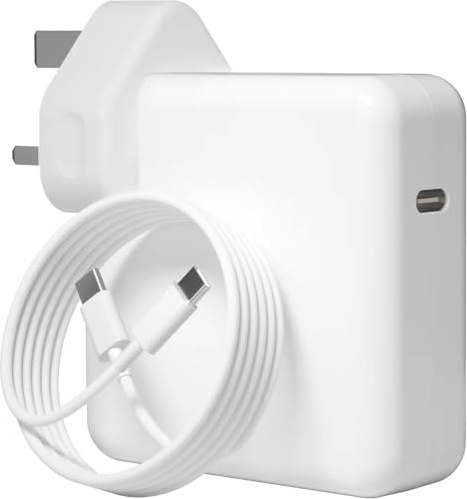 Mac Book Pro charger-140W Type C Super Fast Charger,Compatible with MacBook | Pro 16/14 Inch, MacBook Air 15/13 Inch, iPad Pro 2018-2026, Included 7.2ft C to C Cable Charger (White)